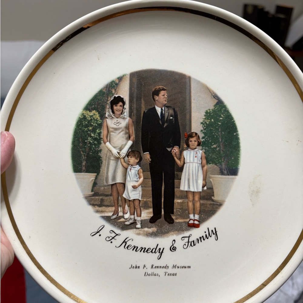 J.F. Kennedy & Family Commemorative Plate